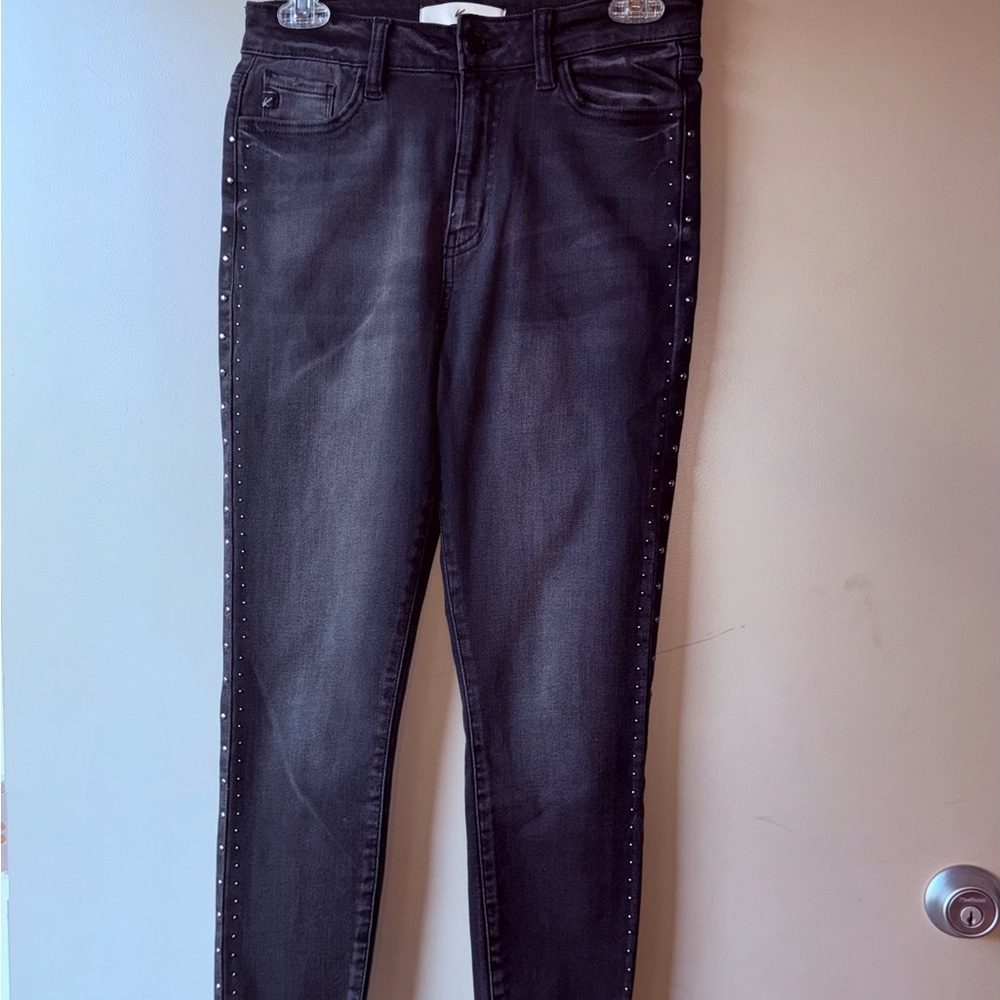 KanCan Studded Black Denim Jeans